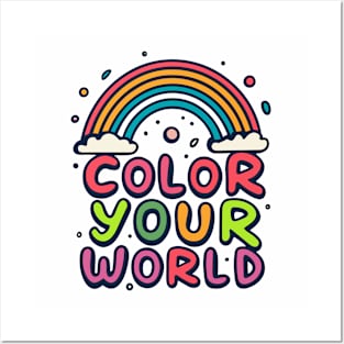 Color Your World Posters and Art